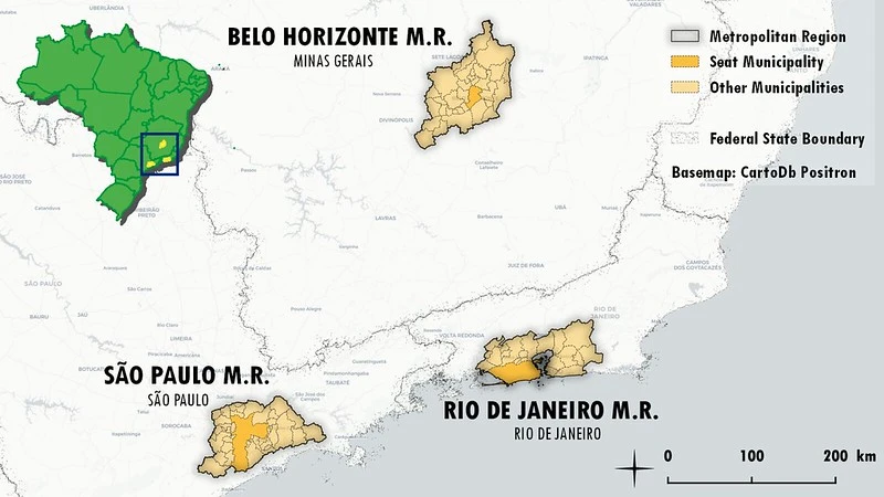 Brazilian Metropolitan areas