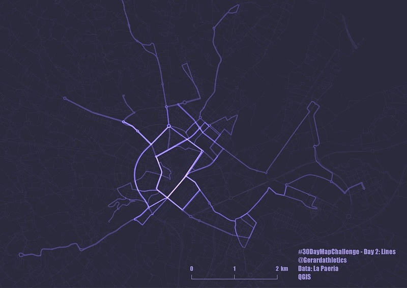 Bus lines in Lleida