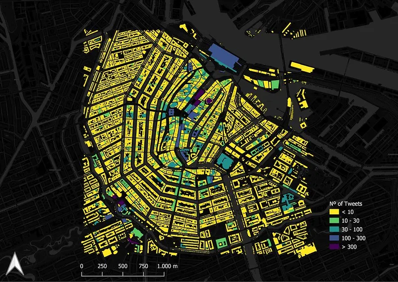 Tweets in Amsterdam